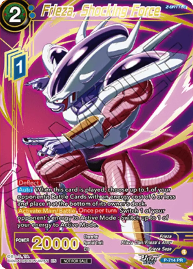 Frieza, Shocking Force (Gold Stamped) (P-714) [Promotion Cards] 1