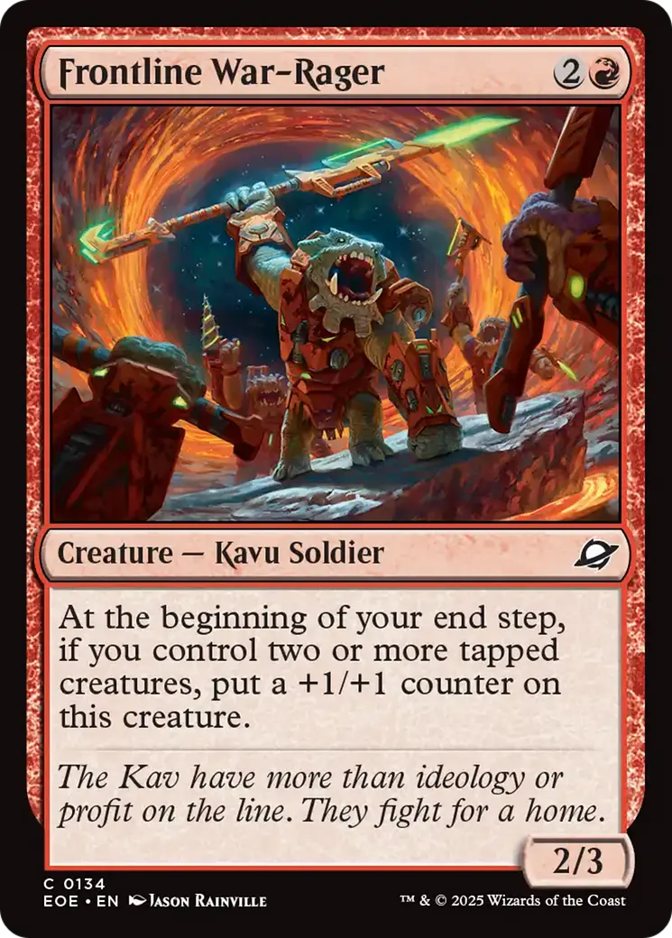 Frontline War-Rager [Edge Of Eternities] 1
