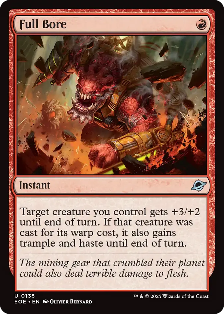 Full Bore [Edge Of Eternities] 1
