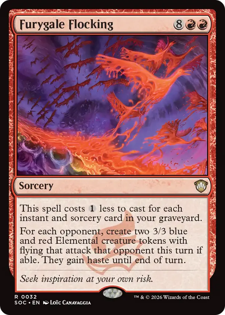 Furygale Flocking [Secrets Of Strixhaven Commander] 1