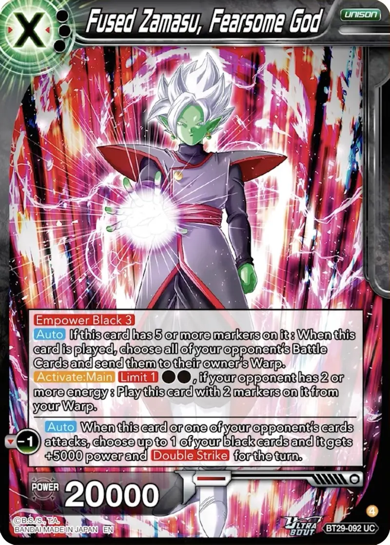 Fused Zamasu, Fearsome God (Bt29-092) [Fearsome Rivals] 1
