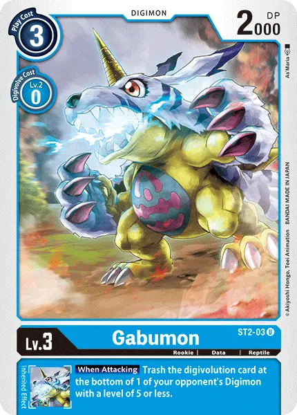Gabumon [St2-03] [Starter Deck: Cocytus Blue] 1