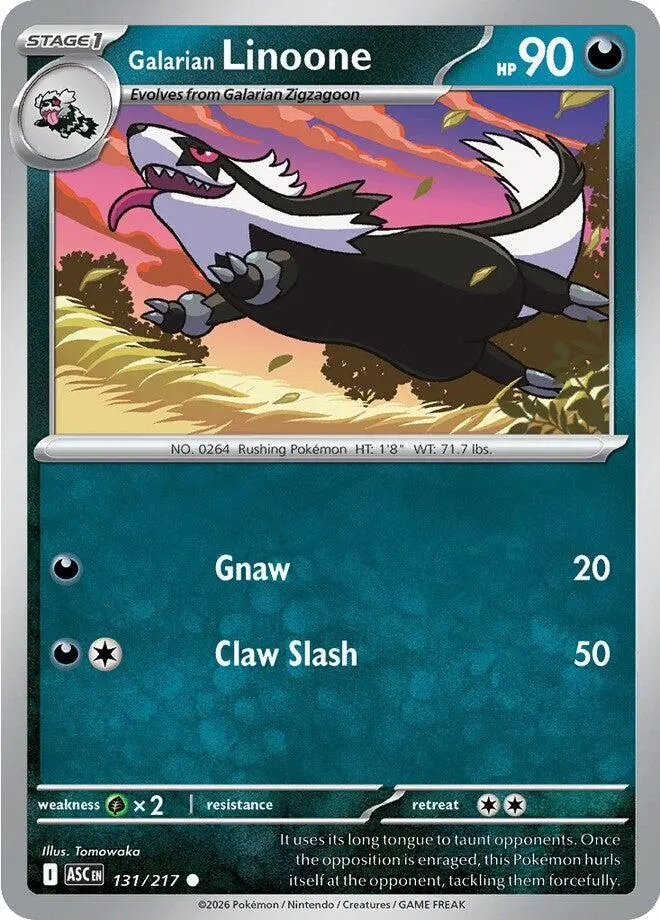 Galarian Linoone (131/217) [Mega Evolution: Ascended Heroes] 1
