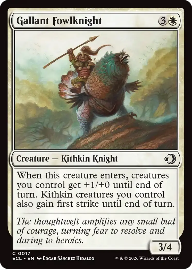 Gallant Fowlknight [Lorwyn Eclipsed] 1
