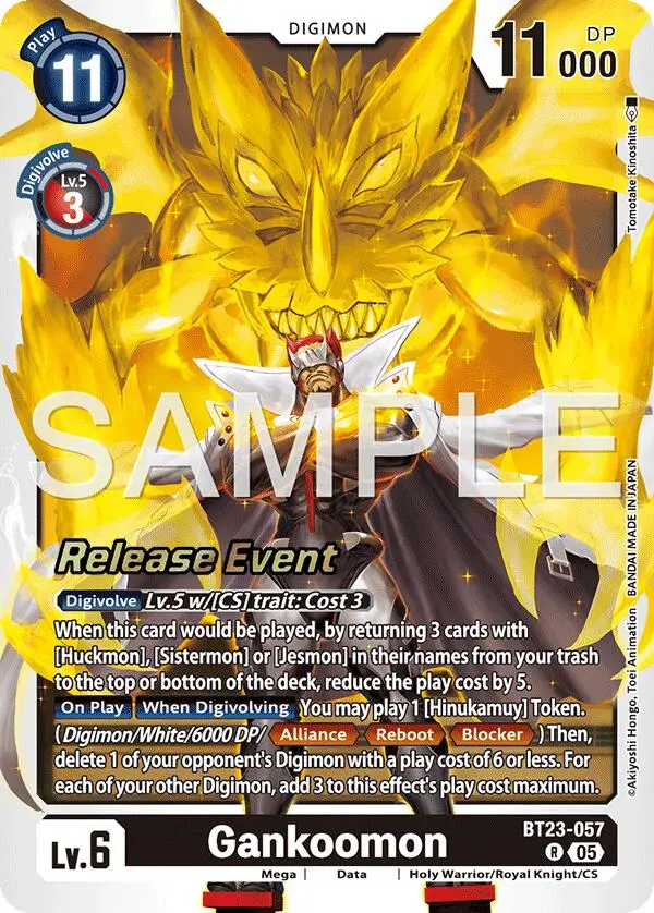 Gankoomon [Bt23-057] [Hackers' Slumber Release Event Cards] 1