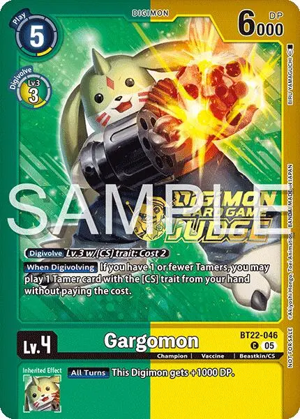 Gargomon [Bt22-046] (Judge Pack 2025 Wave 2) [Cyber Eden] 1