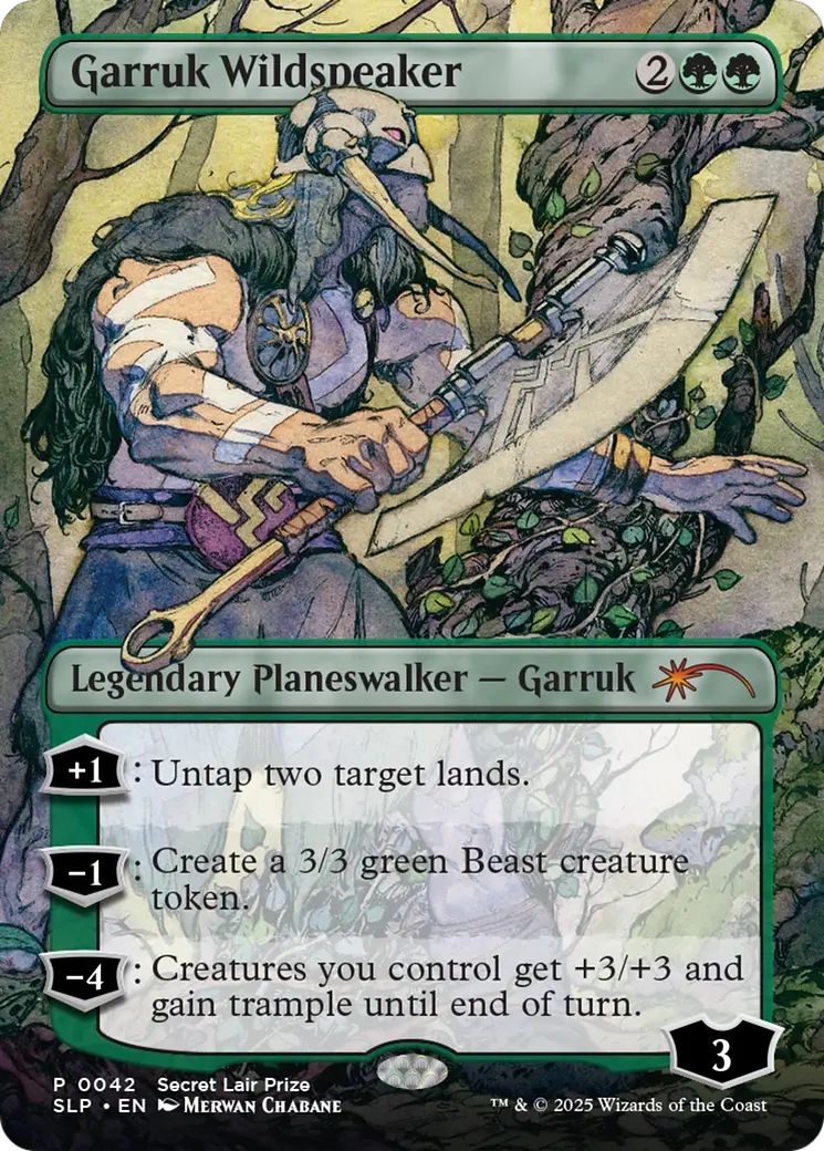 Garruk Wildspeaker [Secret Lair Showdown] 1