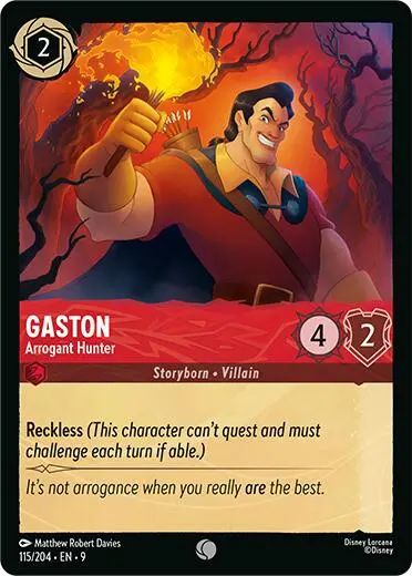 Gaston - Arrogant Hunter (115/204) [Fabled] 1