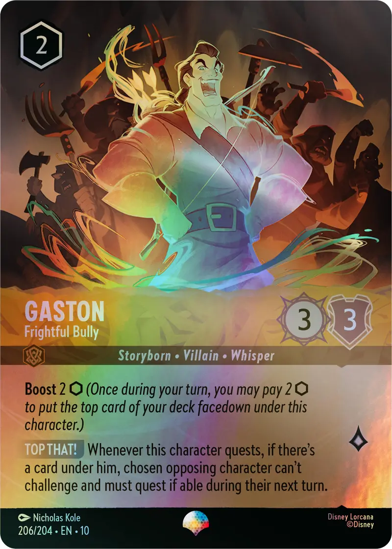 Gaston - Frightful Bully (Epic) (206/204) [Whispers In The Well] 1