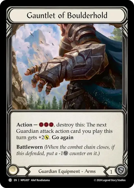 Gauntlet Of Boulderhold [Mpg007] (Mastery Pack Guardian)  Cold Foil 1