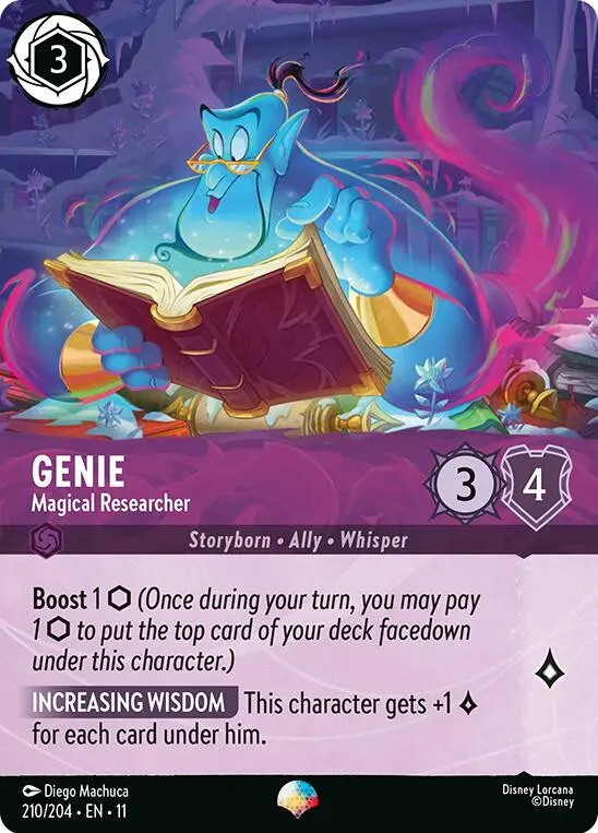 Genie - Magical Researcher (Epic) (210/204) [Winterspell] 1
