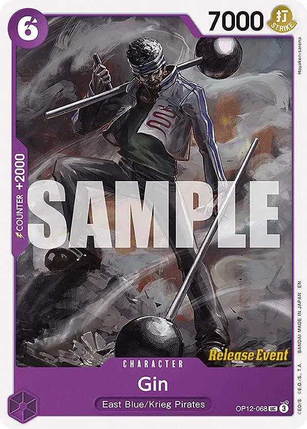 Gin [Legacy Of The Master Release Event Cards] 1