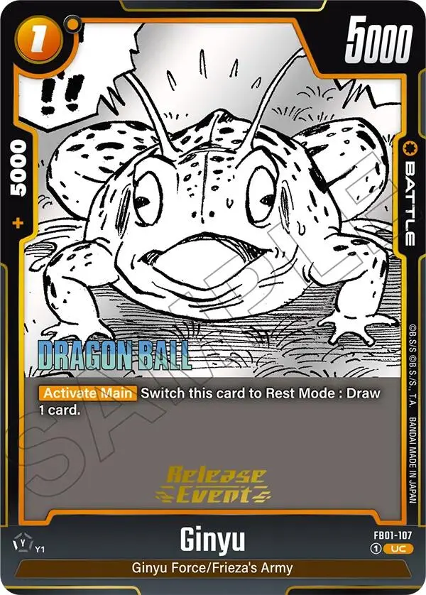 Ginyu (Fb01-107) [Manga Booster 02 Release Event Cards] 1
