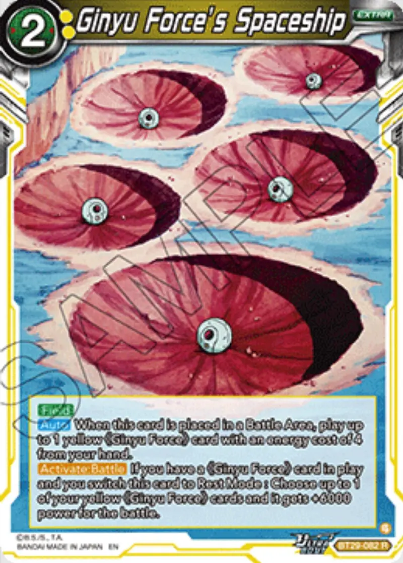 Ginyu Force's Spaceship (Bt29-082) [Fearsome Rivals] 1
