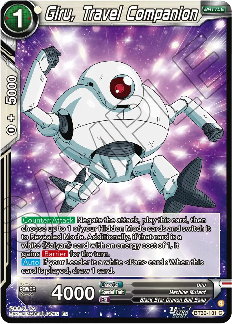 Giru, Travel Companion (Bt30-131) [Three Glorious Fighters] 1