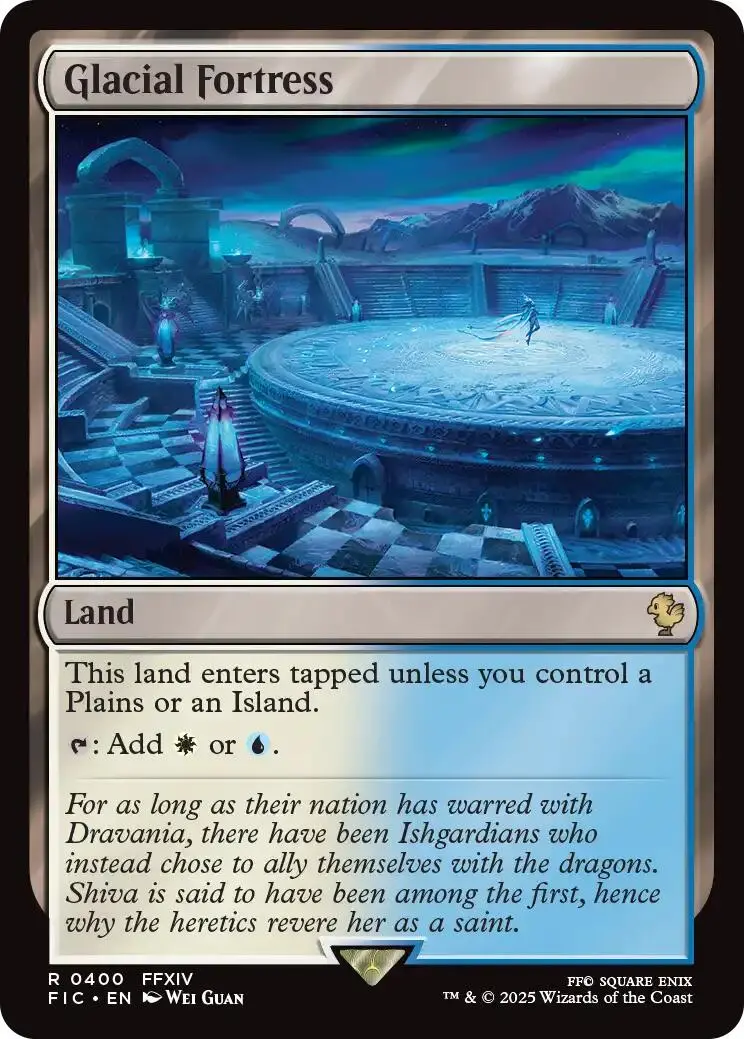Glacial Fortress (Surge Foil) [Final Fantasy Commander] 1