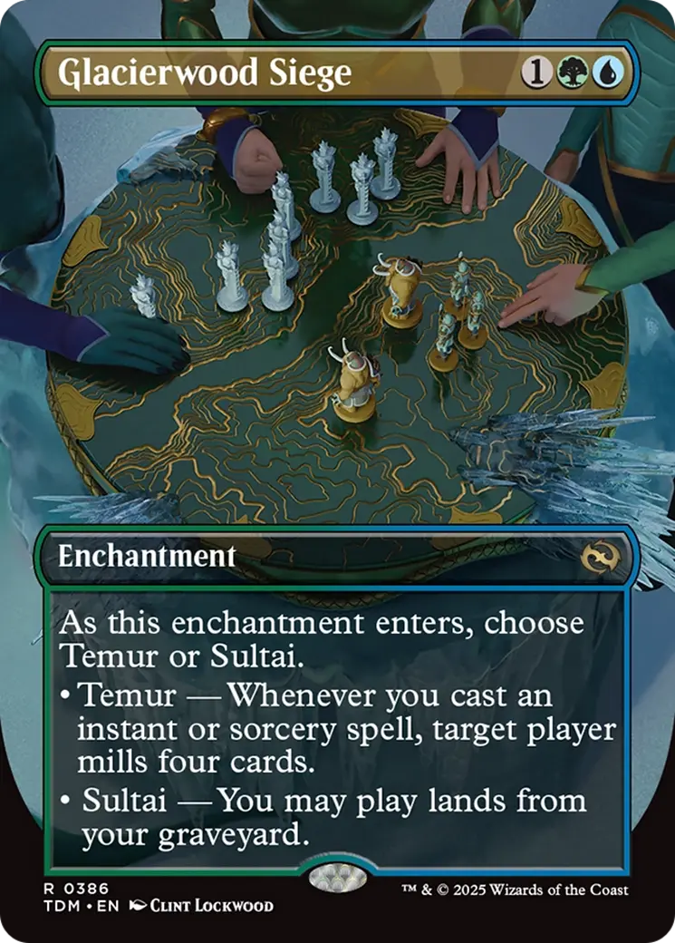Glacierwood Siege (Borderless) [Tarkir: Dragonstorm] 1