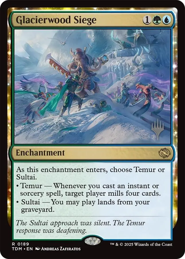 Glacierwood Siege [Tarkir: Dragonstorm Promos] 1