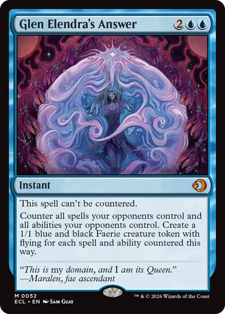 Glen Elendra's Answer [Lorwyn Eclipsed] 1