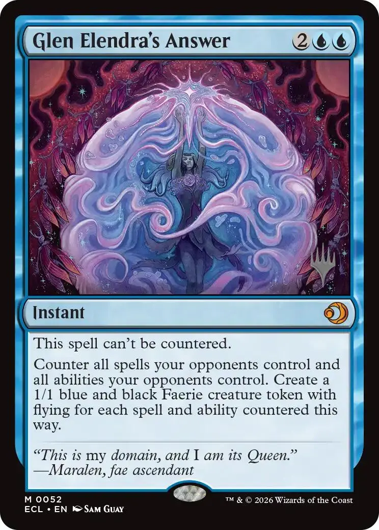 Glen Elendra's Answer [Lorwyn Eclipsed Promos] 1