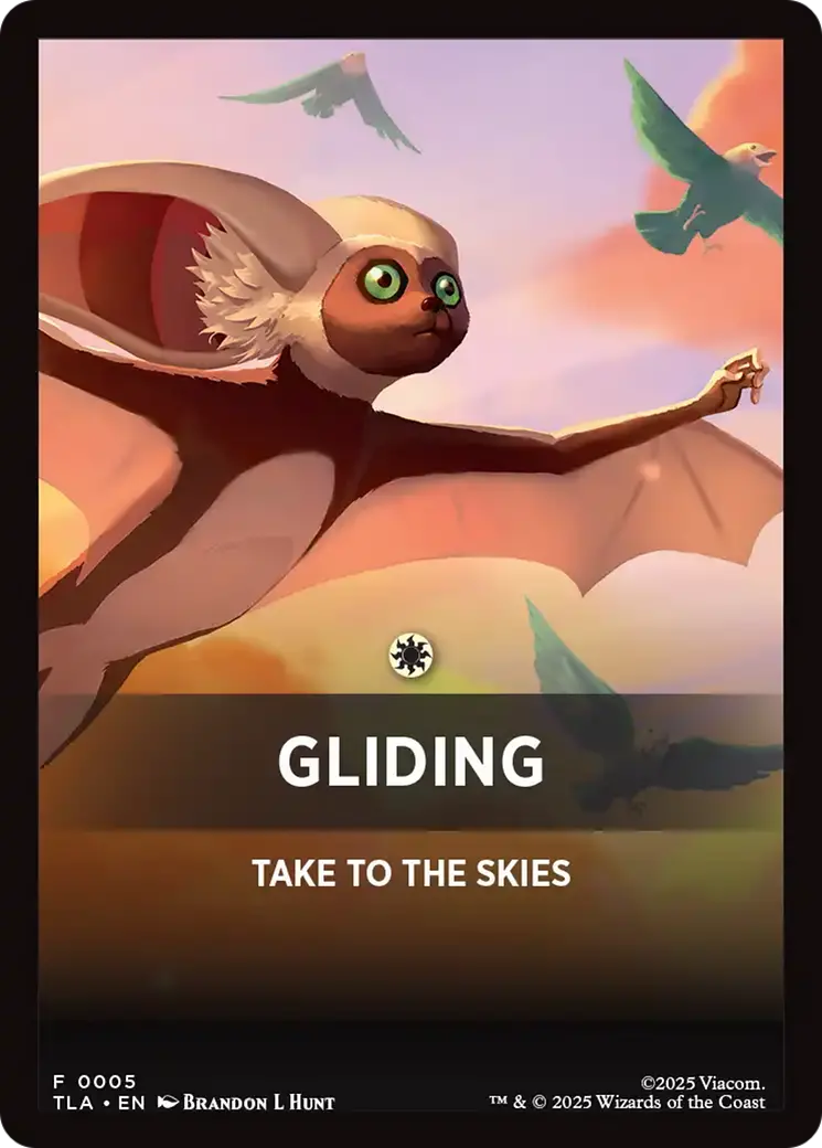 Gliding Theme Card [Avatar: The Last Airbender Tokens] 1