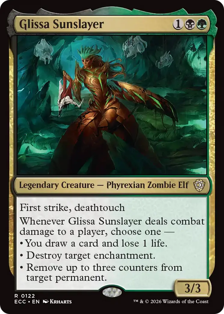 Glissa Sunslayer [Lorwyn Eclipsed Commander] 1