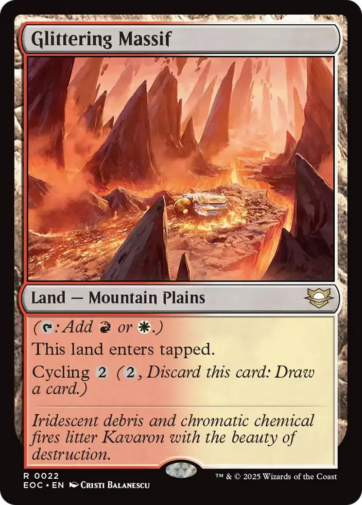 Glittering Massif [Edge Of Eternities Commander] 1