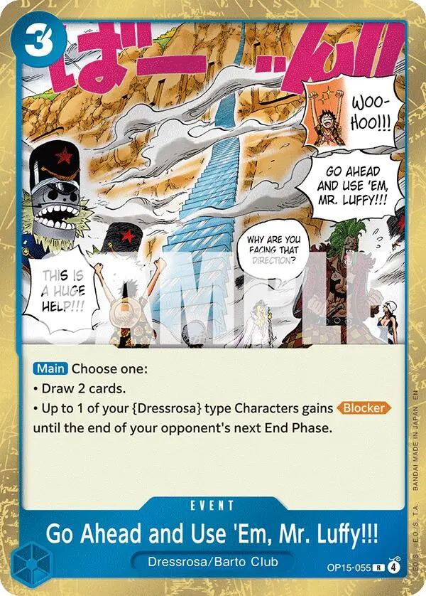 Go Ahead And Use 'Em, Mr. Luffy!!! [Adventure On Kami's Island] 1