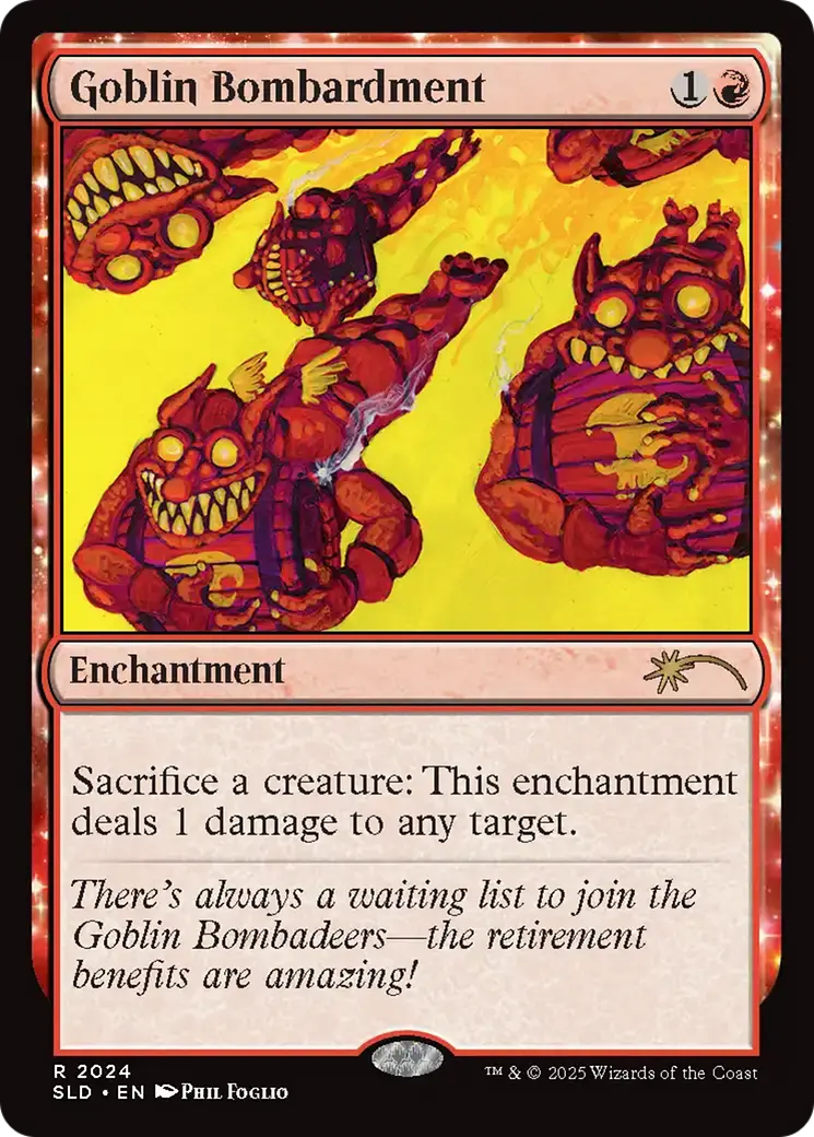 Goblin Bombardment (2024) (Rainbow Foil) [Secret Lair Drop Series] 1
