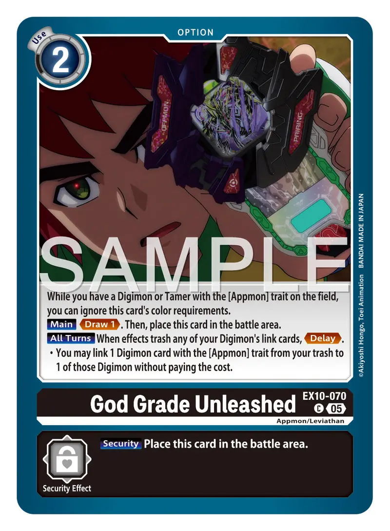 God Grade Unleashed [Ex10-070] [Sinister Order] 1