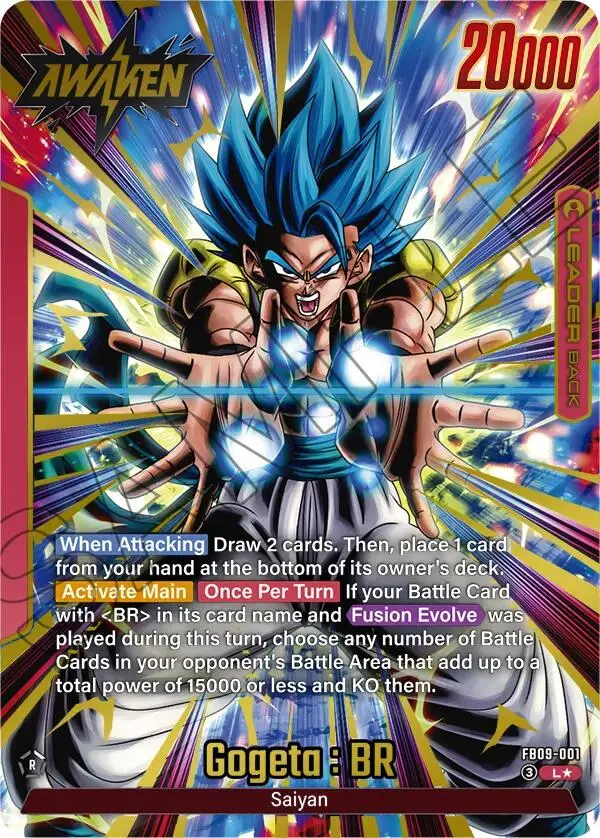 Gogeta : Br (Fb09-001) (Alternate Art) [Dual Evolution] 1