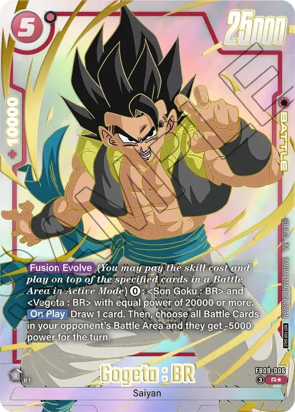 Gogeta : Br (Fb09-006) (Limited Pack 26-27 Wave1) [Fusion World Tournament Cards] 1