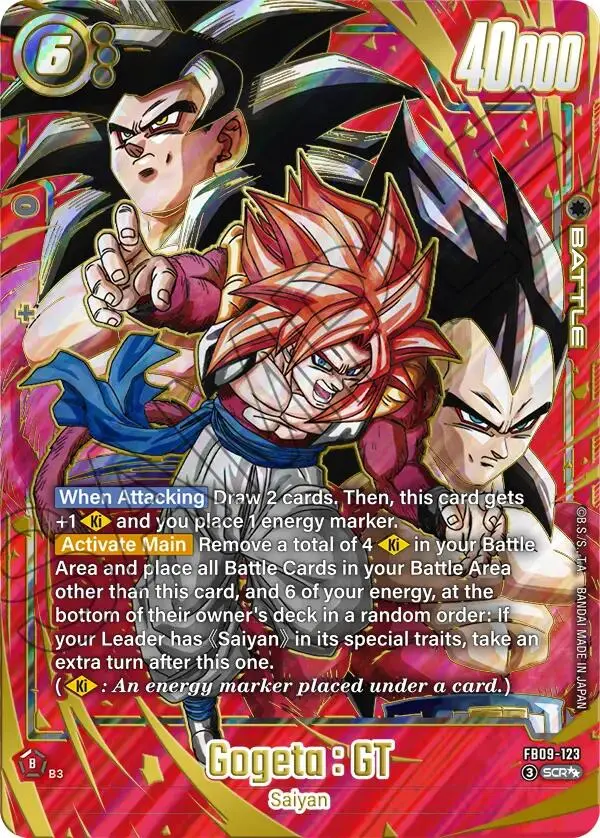 Gogeta : Gt (Fb09-123) (Super Alternate Art) [Dual Evolution] 1