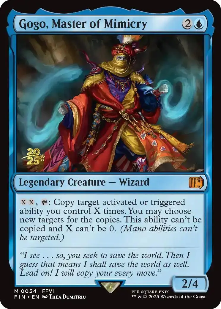 Gogo, Master Of Mimicry [Final Fantasy Prerelease Promo] 1