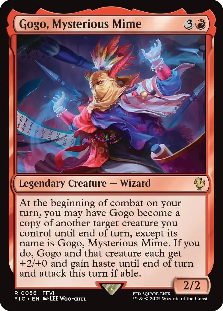 Gogo, Mysterious Mime (Surge Foil) [Final Fantasy Commander] 1