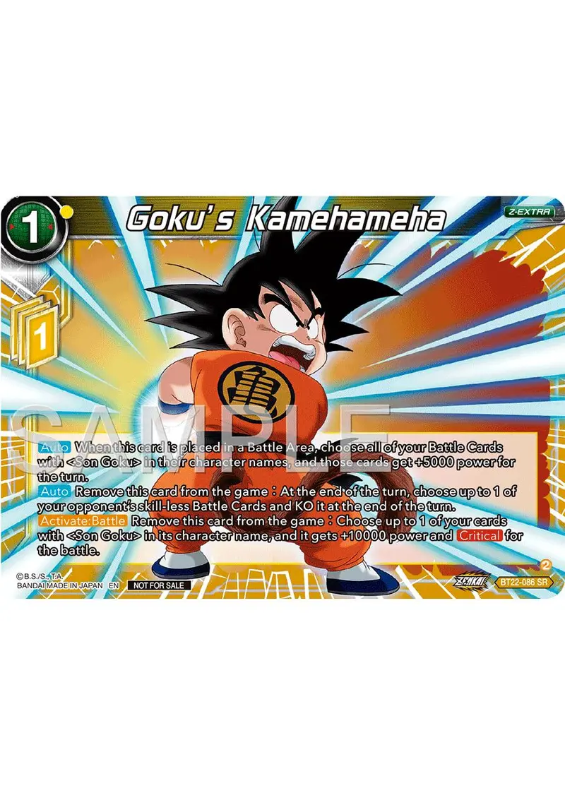 Goku's Kamehameha (Championship 2024 Finals Zenkai Pack) (Bt22-086) [Tournament Promotion Cards] 1