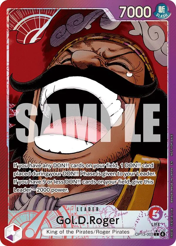 Gol.D.Roger (Jumbo) [One Piece Promotion Cards] 1
