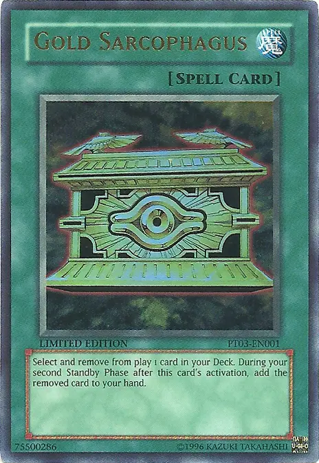 Gold Sarcophagus [Pt03-En001] Ultra Rare 1
