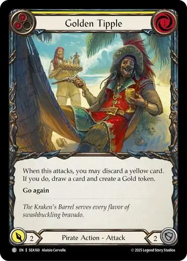 Golden Tipple (Yellow) [Sea160] (High Seas)  Rainbow Foil 1