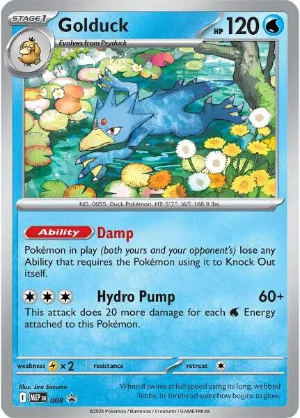 Golduck (008) [Mega Evolutions Promo] 1