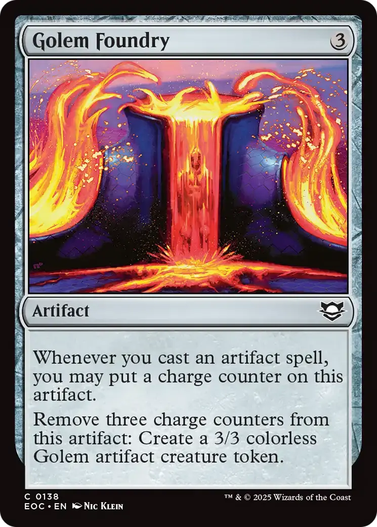 Golem Foundry [Edge Of Eternities Commander] 1