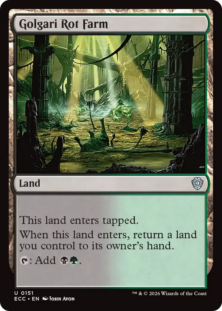 Golgari Rot Farm [Lorwyn Eclipsed Commander] 1
