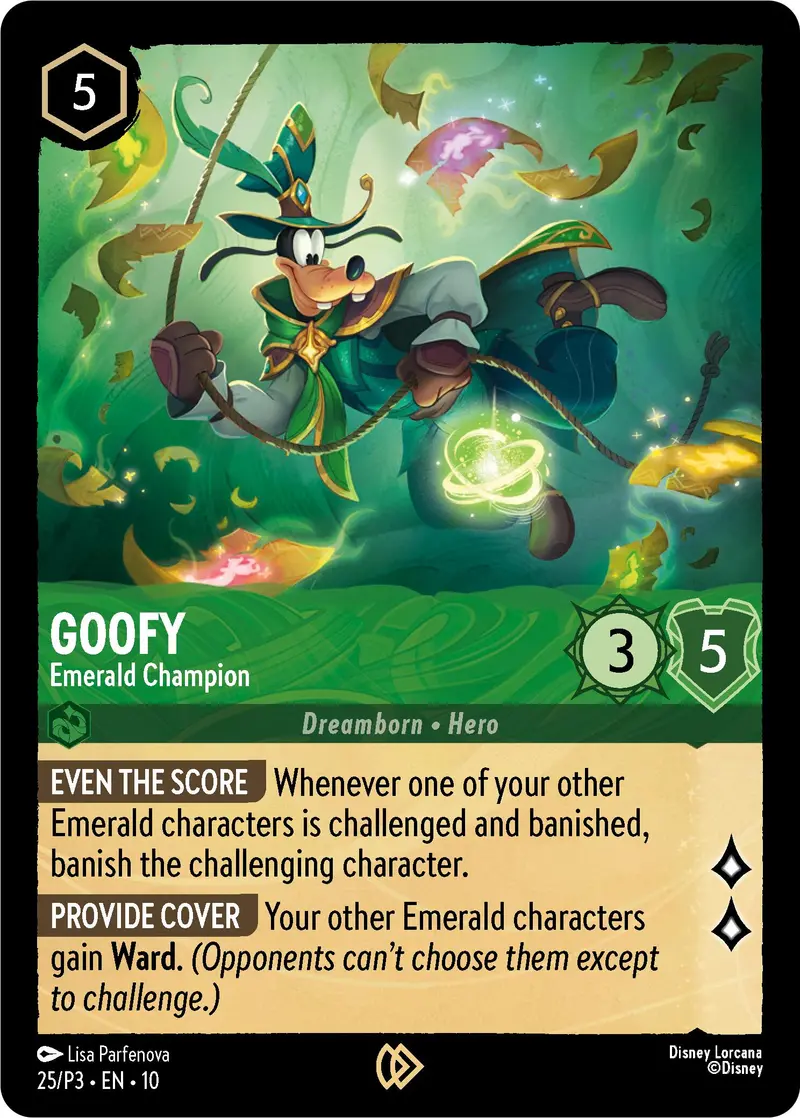 Goofy - Emerald Champion (25) [Promo Cards] 1