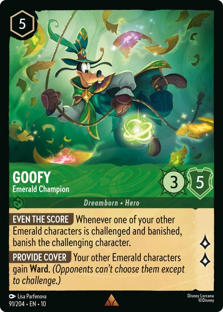 Goofy - Emerald Champion (91/204) [Whispers In The Well] 1