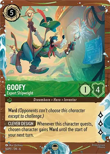 Goofy - Expert Shipwright (Disney Cruise Promo) (14/P3) [Promo Cards] 1
