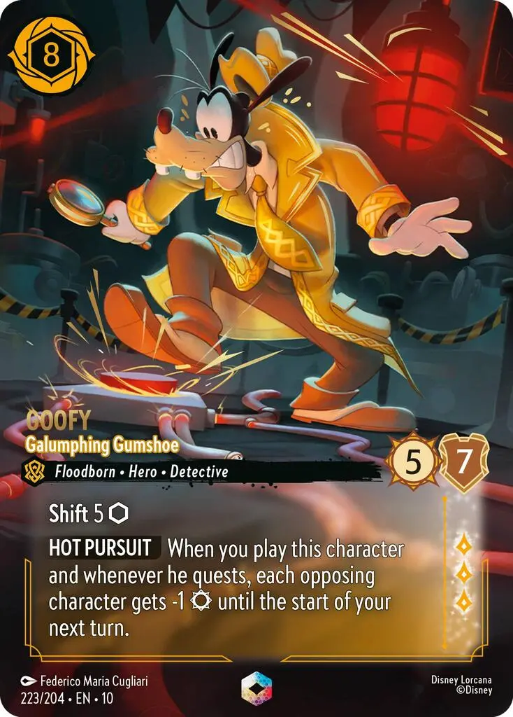 Goofy - Galumphing Gumshoe (Enchanted) (223/204) [Whispers In The Well] 1