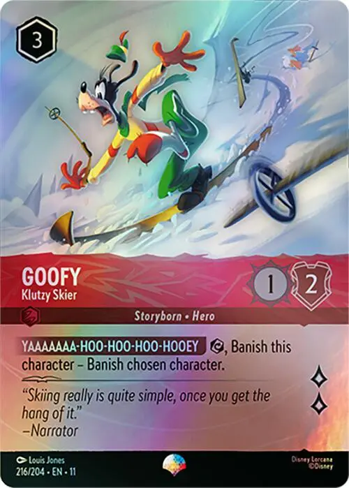 Goofy - Klutzy Skier (Epic) (216/204) [Winterspell] 1
