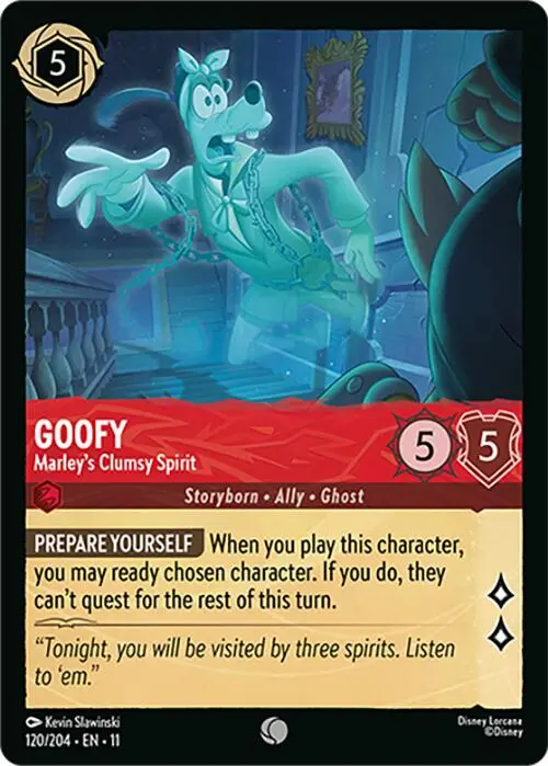 Goofy - Marley's Clumsy Spirit (120/204) [Winterspell] 1