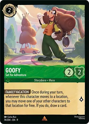 Goofy - Set For Adventure (74/204) [Fabled] 1
