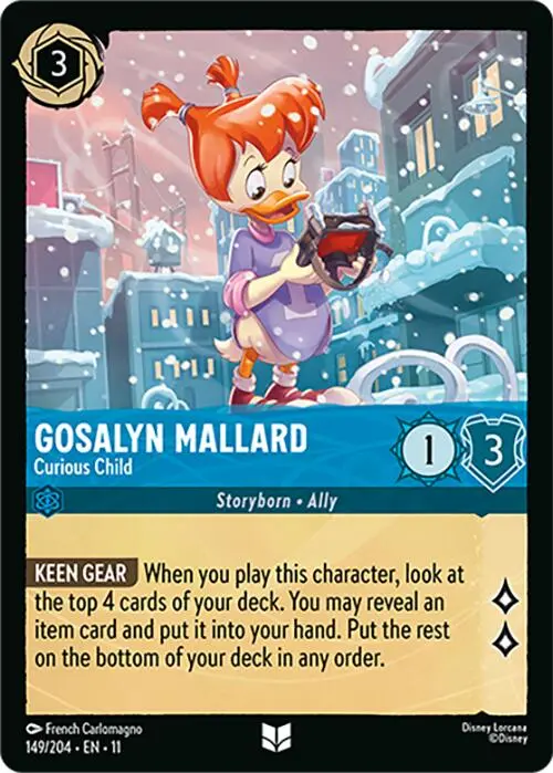 Gosalyn Mallard - Curious Child (149/204) [Winterspell] 1